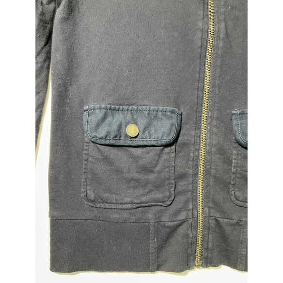 Y2K Polo Ralph Lauren XS Navy Shooting Sleeve Zip Jacket Women - Picture 4 of 8